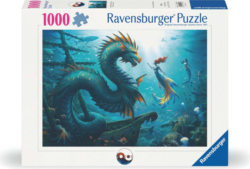 Puslespill 1000 Drage Og Havfrue Ravensburger