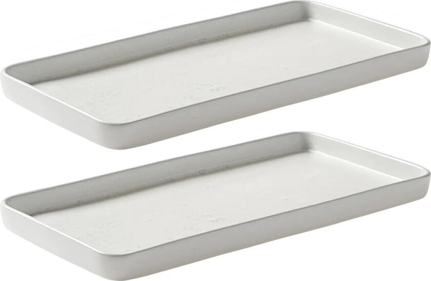 Aida Raw fat 18x34 cm 2-stk. Arctic white
