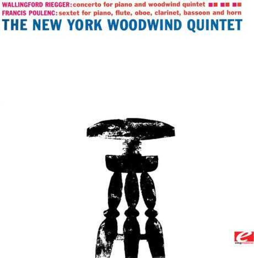 New York Woodwind Quintet Poulenc: Sextet / Riegger: Concerto For Piano CD