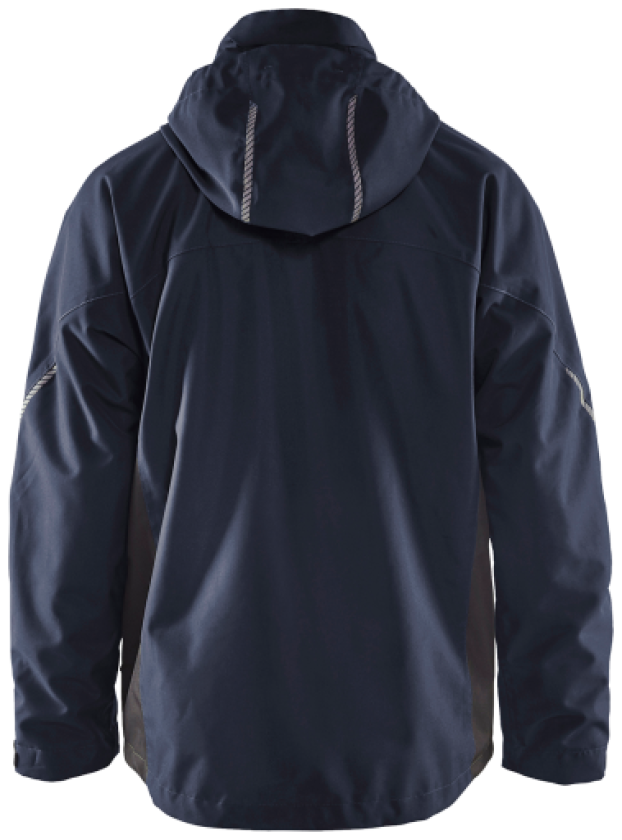 Skalljakke mørk marineblå/sort