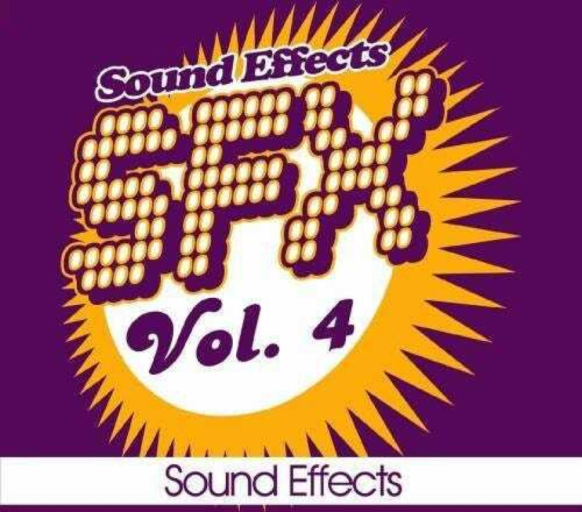 Diverse Artister Sfx, Vol. 4 Sound Effects CD