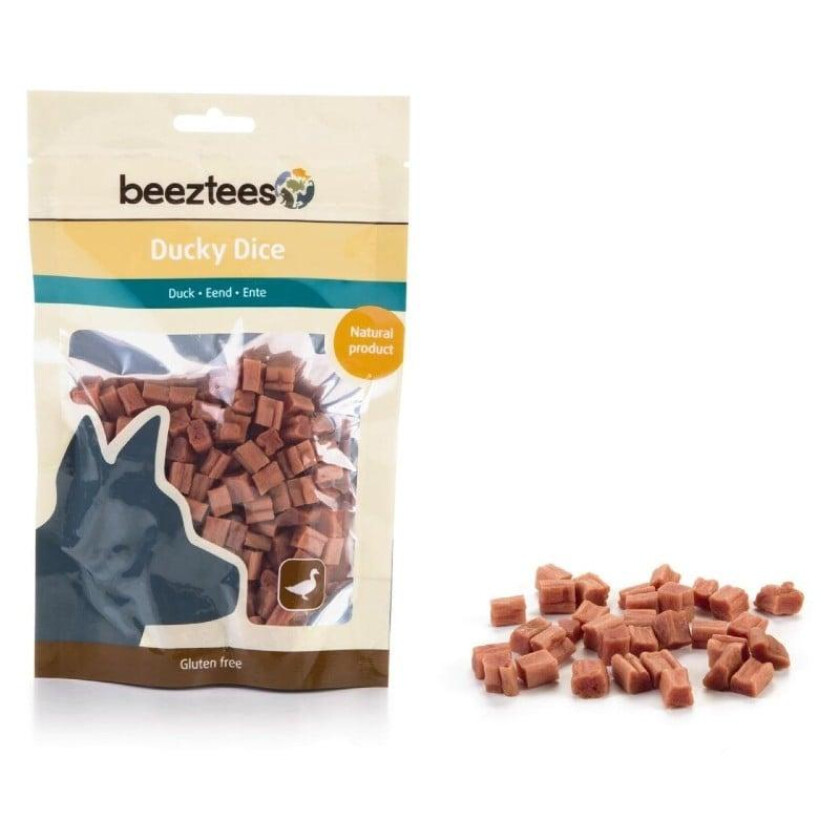 Ducky Dice Godbiter til hund 100 g