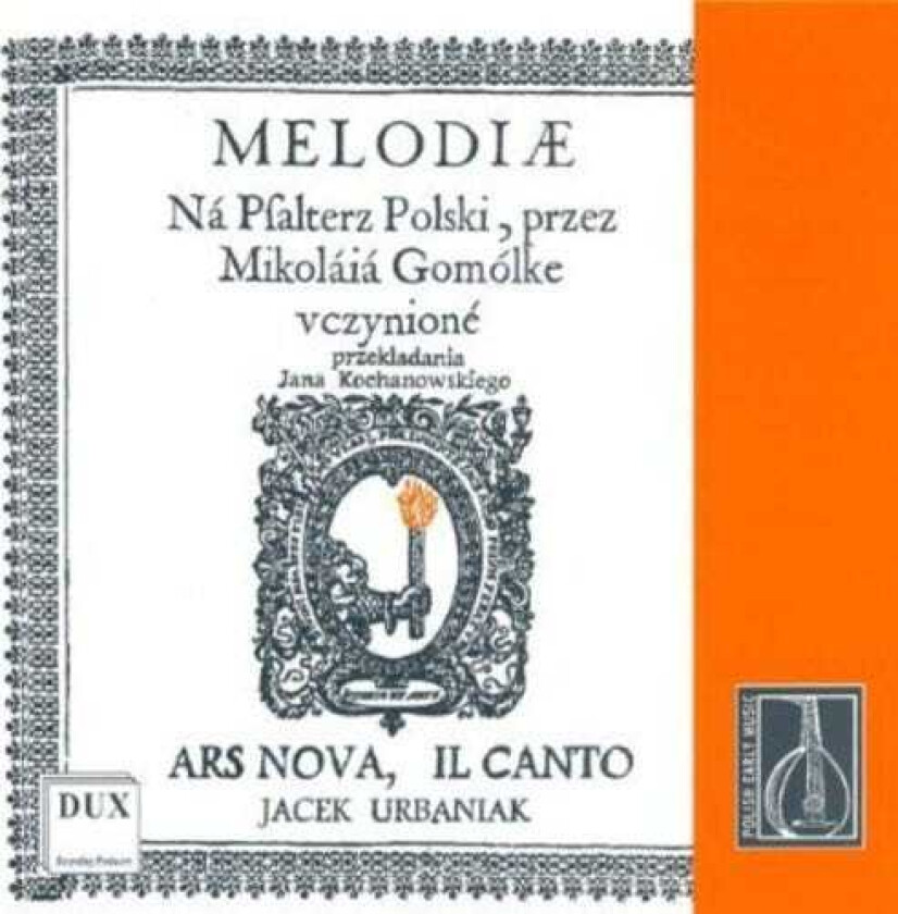 Diverse Artister Melodies For The Polish Psalter: Psalms CD