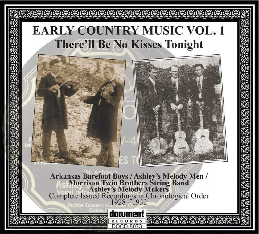 Diverse Artister There'll Be No Kisses Tonight: Early Country / Var CD