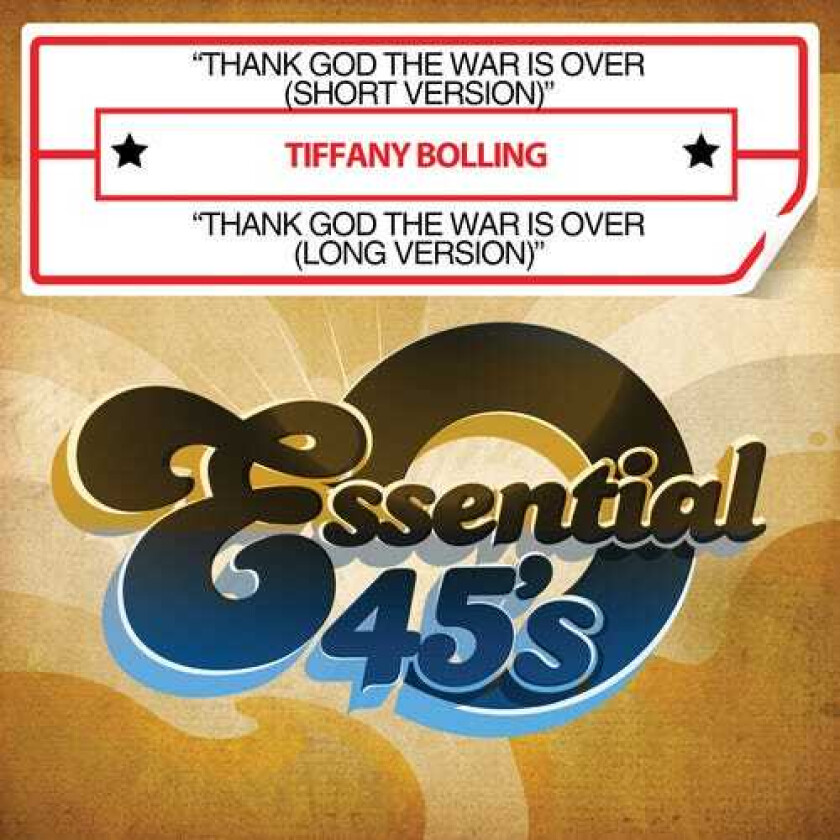 Tiffany Bolling Thank God The War Is Over CD