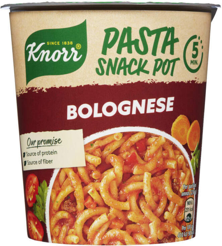 Snack Pot Pasta Bolognese 60g