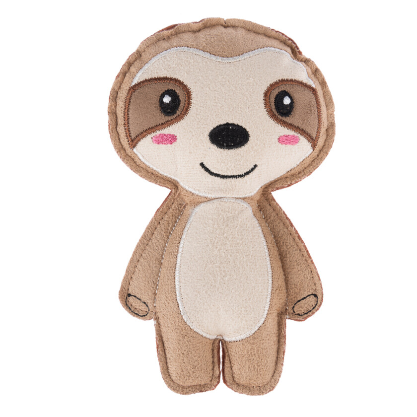 hundeleke Squeaky Sloth - L 17 x B 10 x H 4 cm