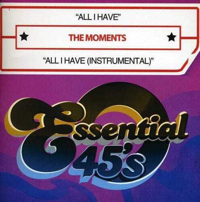 The Moments All I Have CD