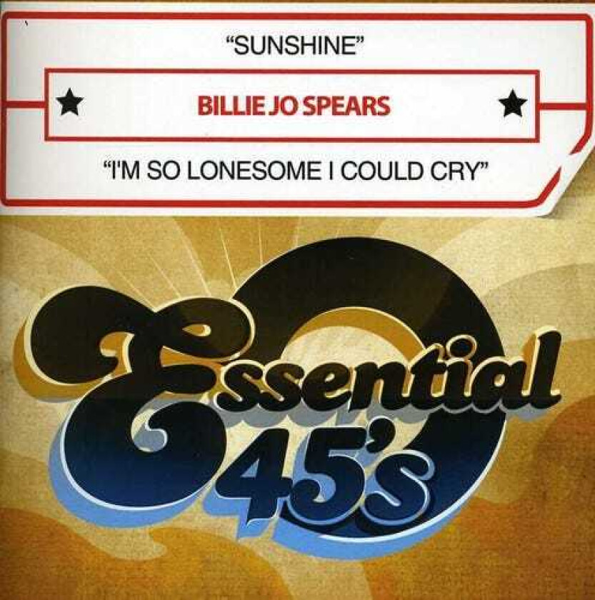 Billie Jo Spears Sunshine / I'm So Lonesome I Could Cry CD