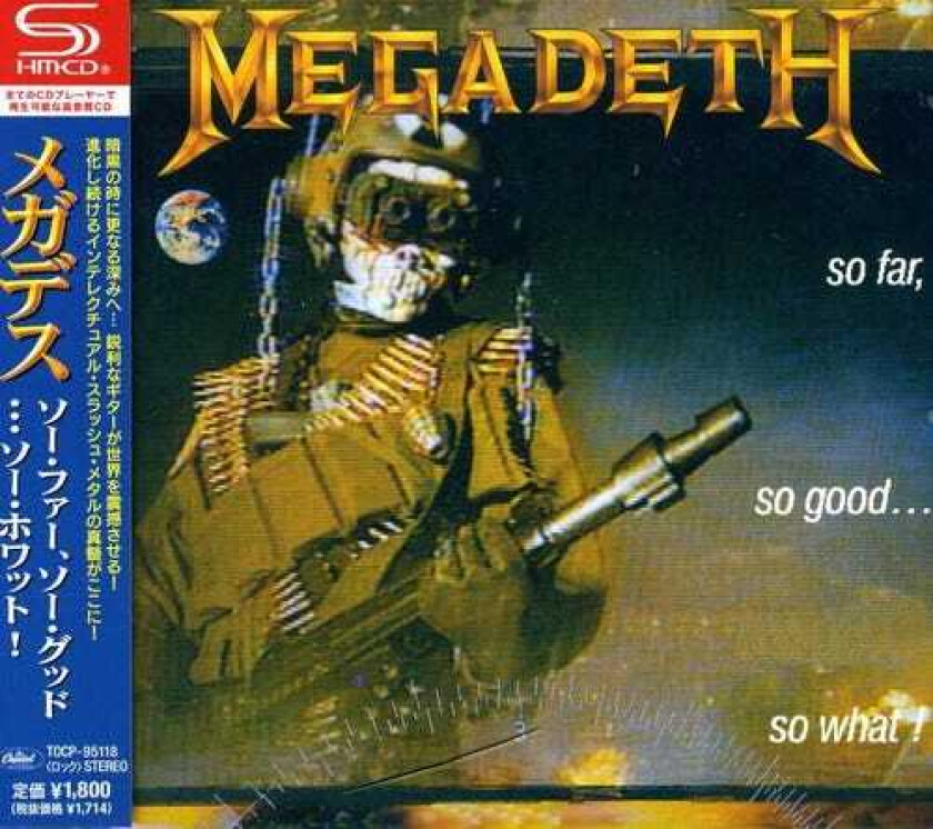 Megadeth So Far. So Good So What CD