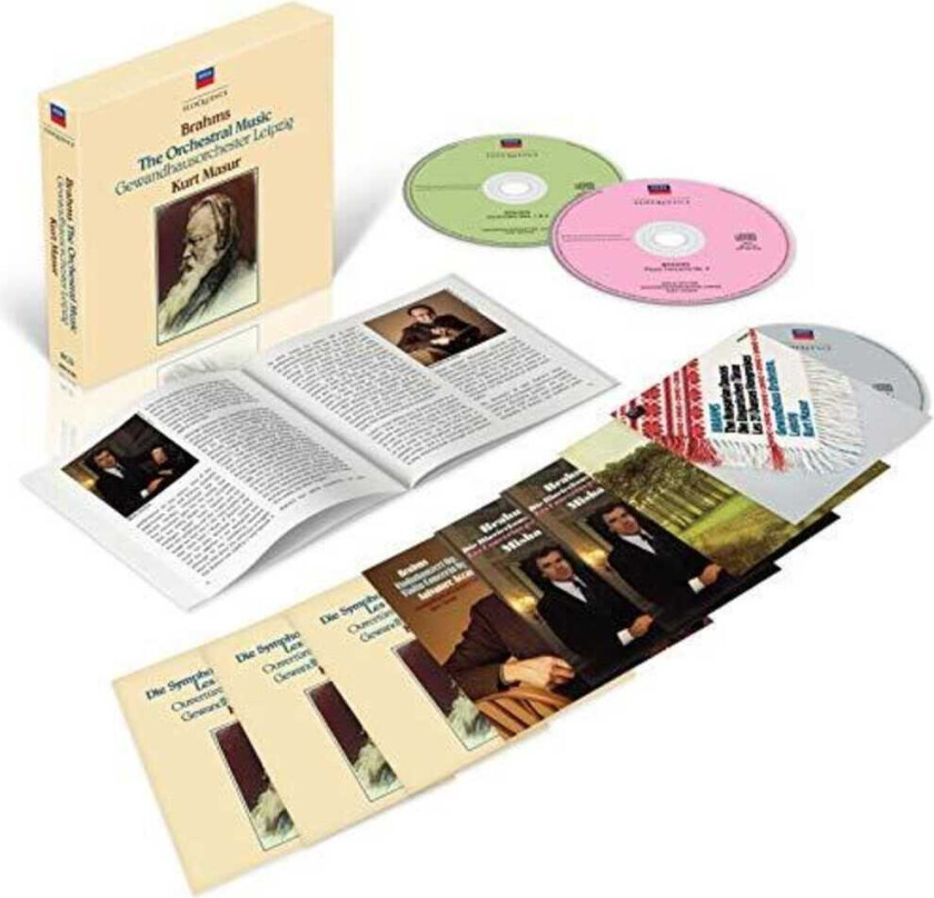 Kurt Masur, Gewandhausorchester Leipzig Brahms: Complete Orchestral Music CD