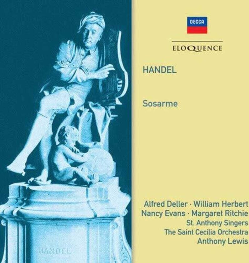 Anthony Lewis Handel: Sosarme CD
