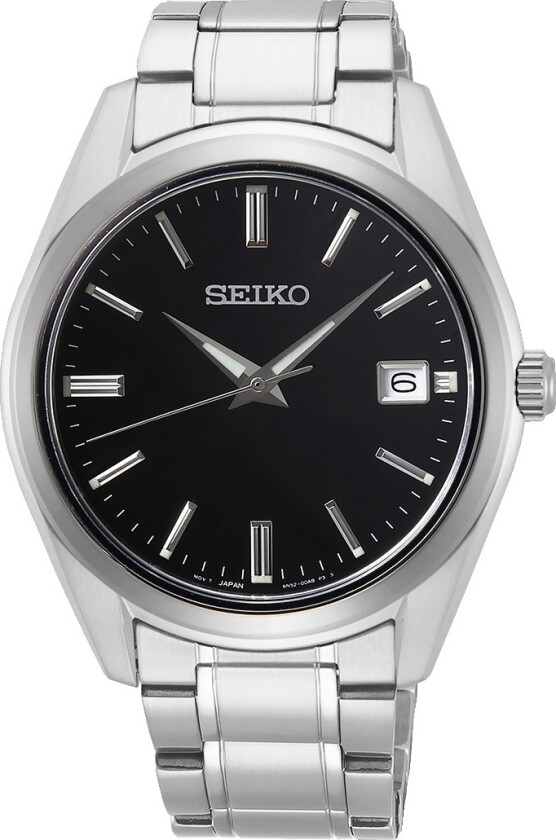 Sapphire 40mm Steel Black Dial