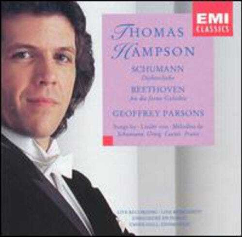 Thomas Hampson Live In Recital At The Edinburgh Festival CD