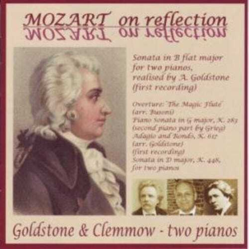 Anthony Goldstone Mozart On Reflection CD