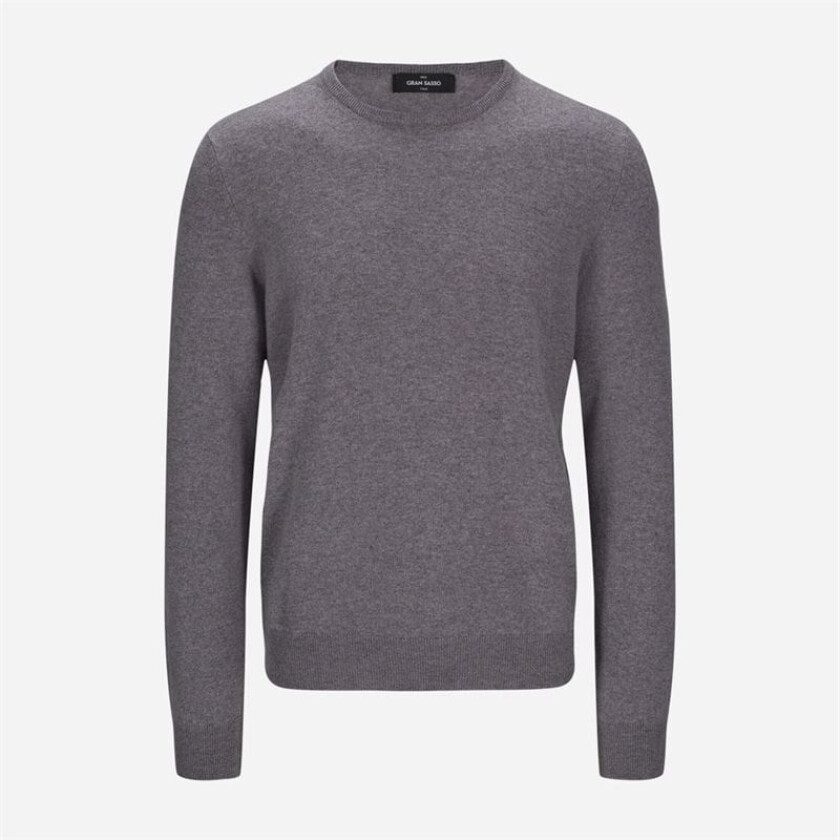 Bilde av Crew Neck Cashmere - Grey Grå 52