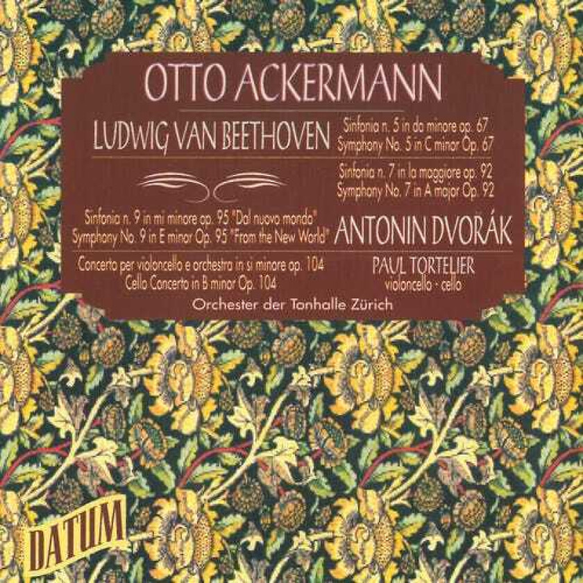 Ackermann, Tortelier Beethoven / Dvorak / Ackermann CD