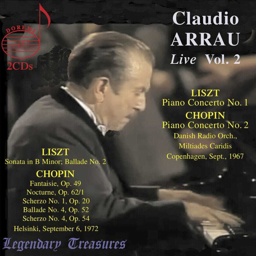 Claudio Arrau Claudio Arrau Live, Vol. 2 CD