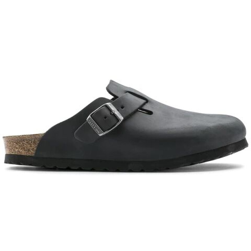 Boston Oiled Leather Narrow - Black 36