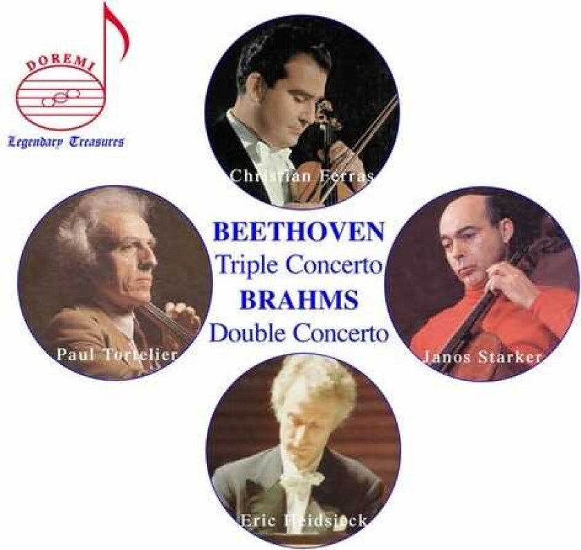 Paul Tortelier, Christian Ferras, Eric Heidsieck, JANOS STARKER Triple & Double Concertos CD