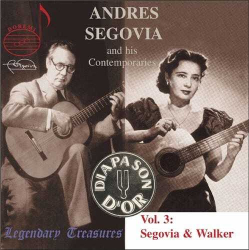 Andrés Segovia, Luise Walker, Ernesto Dominici, Francisco Tárrega His Contemporaries 3 CD