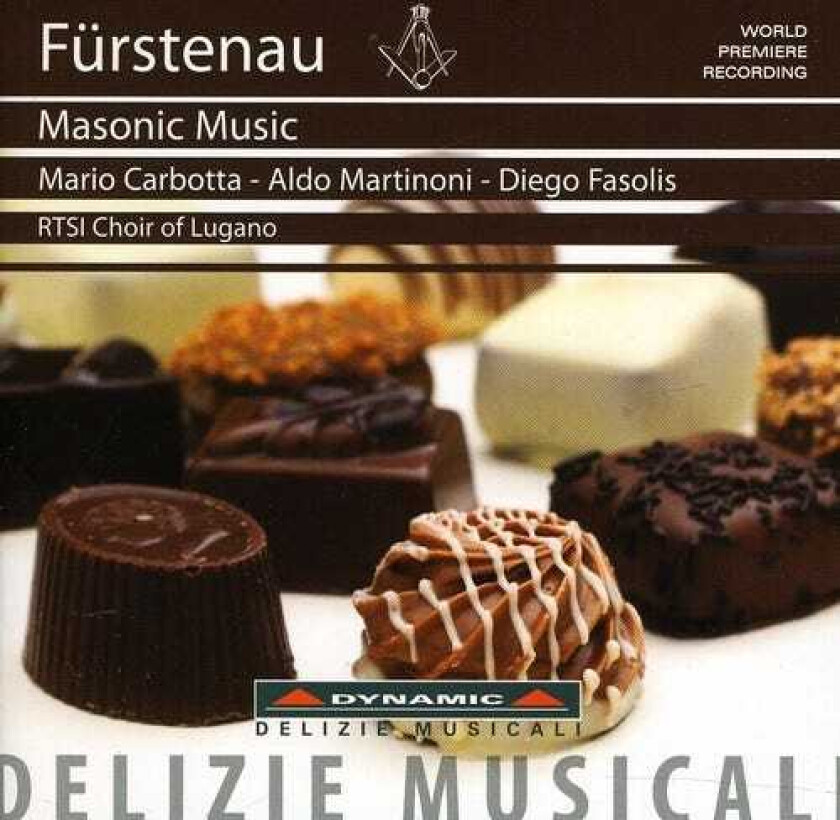 Diego Fasolis, Aldo Martinoni, Mario Carbotta, Lugano Rtsi Choir, Caspar Fürstenau Masonic Music CD