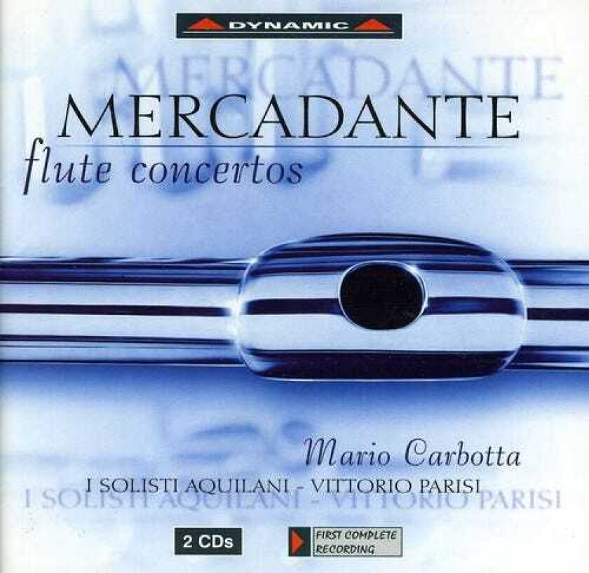S. Mercadante, Angelo Teora, Marco Piazzai, Mario Carbotta, Saverio Mercadante Flute Concertos CD