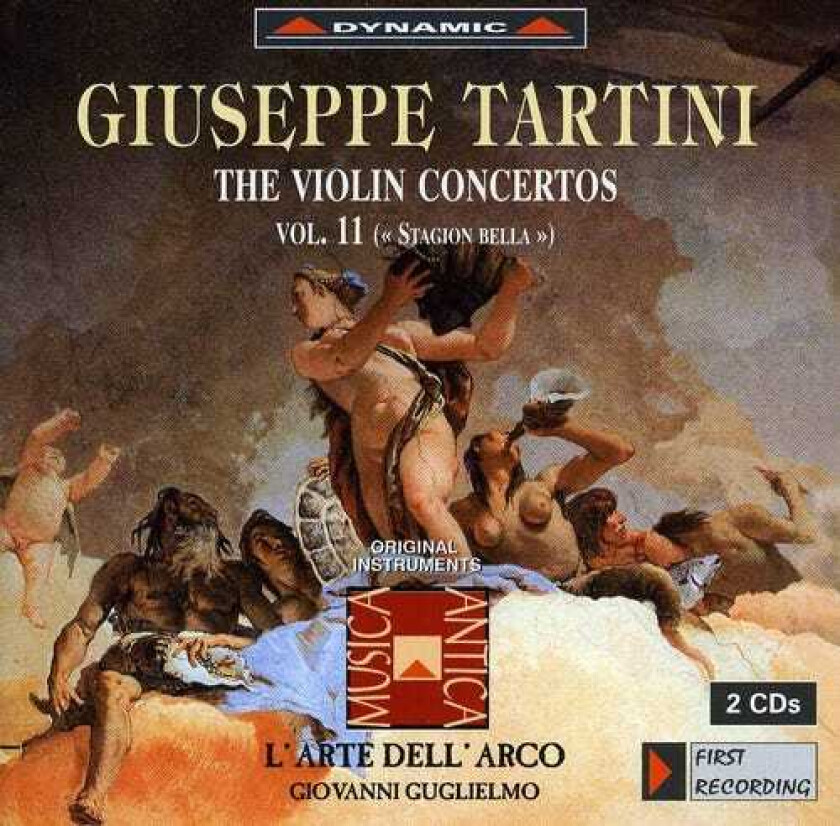G. Tartini, Carlo Lazari, Federico Guglielmo, Giovanni Guglielmo Violin Concertos 11: Stagion Bella CD