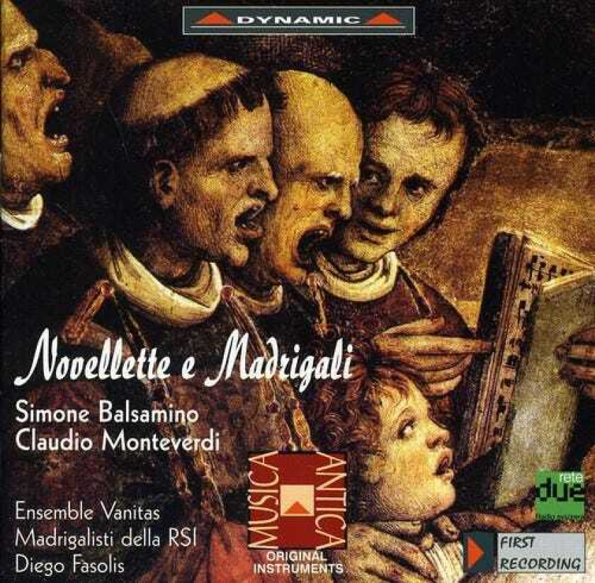 Diego Fasolis, Guido Morini, Marco Beasley Novellette E Madrigali CD