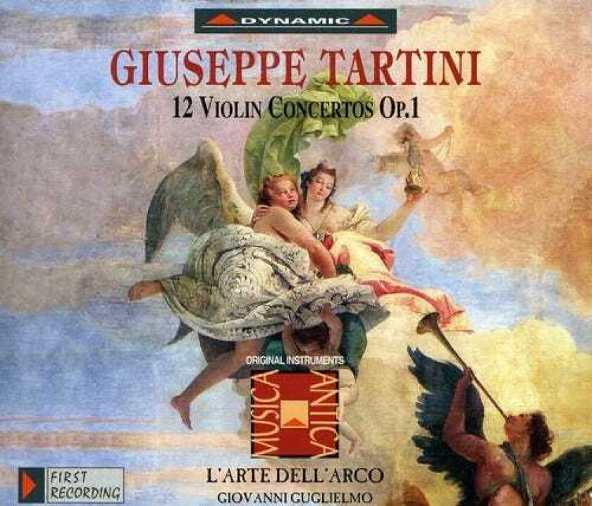 G. Tartini, Carlo Lazari, Federico Guglielmo, Giovanni Guglielmo Violin Concertos 1 CD