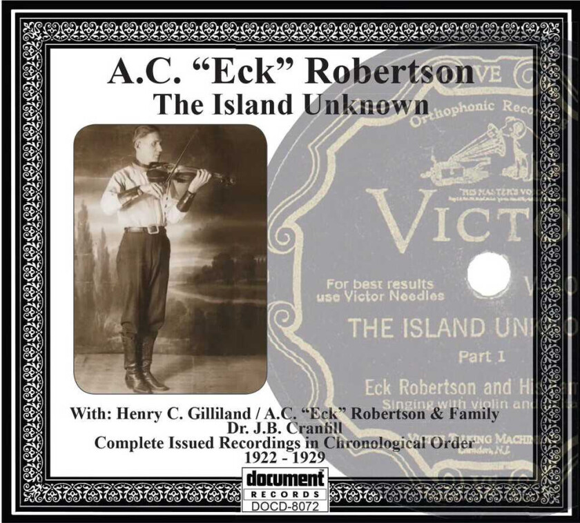 A.c.(eck) Robertson Island Unknown CD
