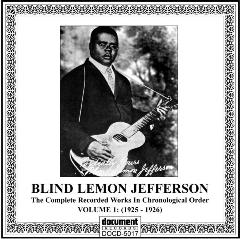 Blind Lemon Jefferson Complete Recorded 1 CD