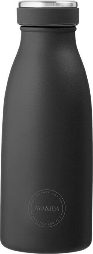 Drikkeflaske 350 ml Matt Svart - 350 ml
