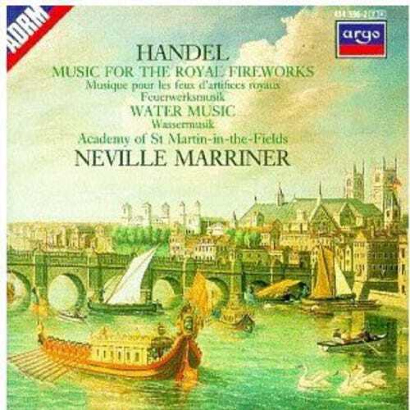 Neville Marriner, Colin Tilney Fireworks & Water Music CD