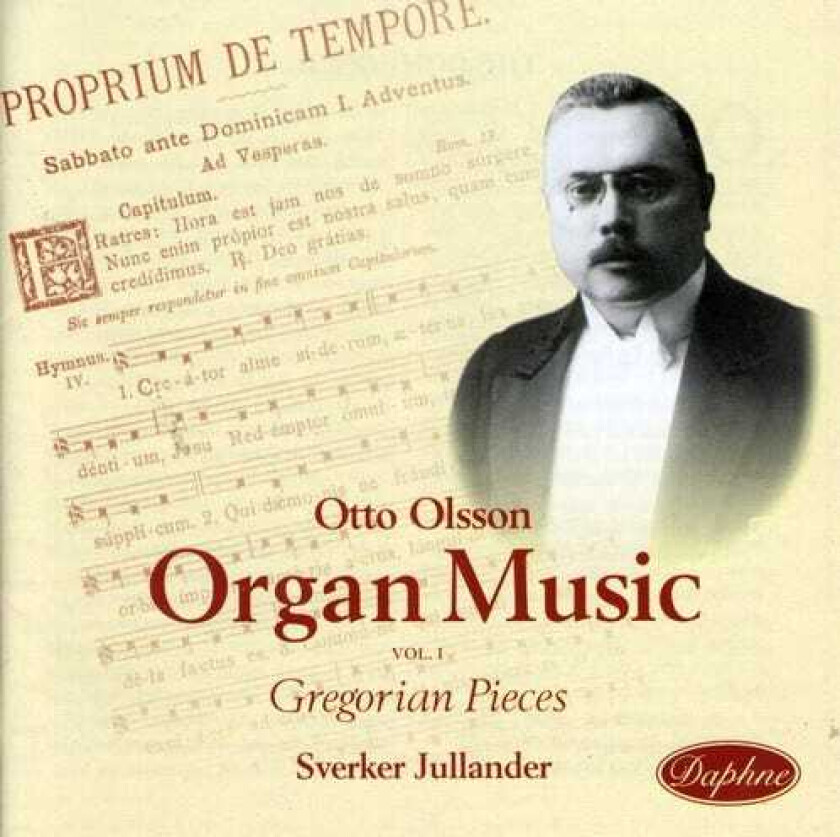 Otto Olsson Gregorian Melodies In Form Of Organ Pieces Op 30 CD