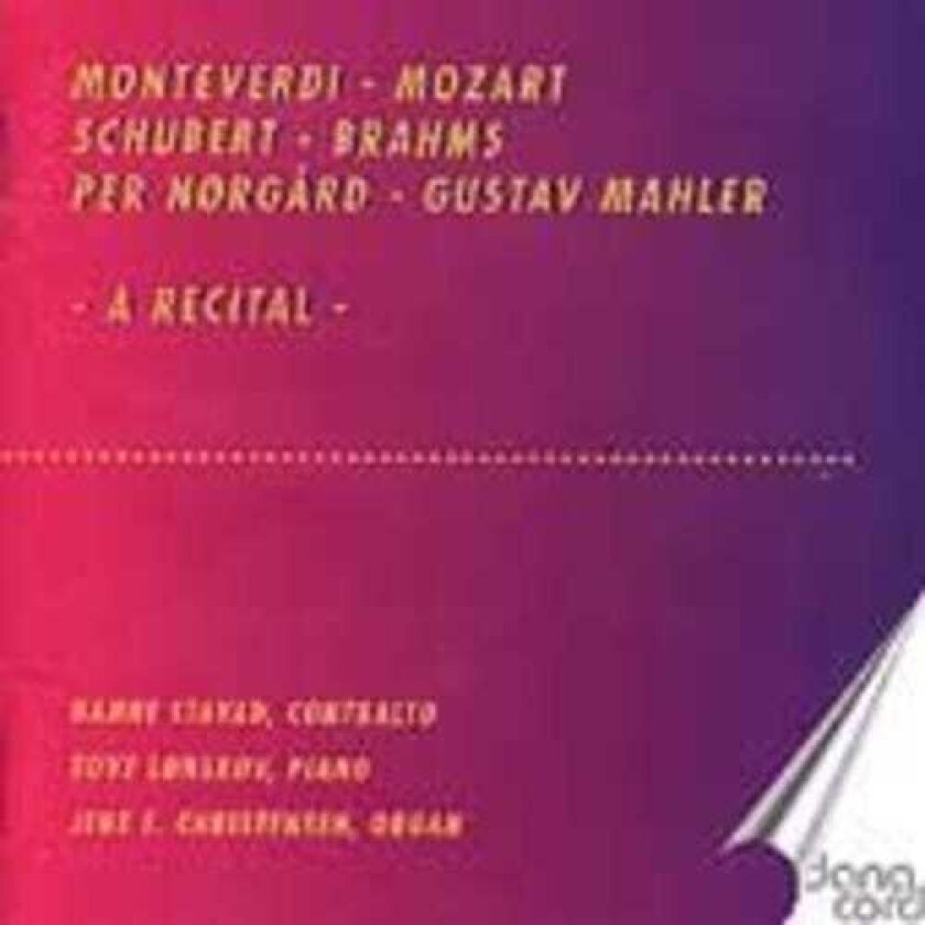 Hanne Stavad, Jens E. Christensen, Tove L Nskov, Tove Lønskov, Per Nørgård Recital Of Music 2 CD
