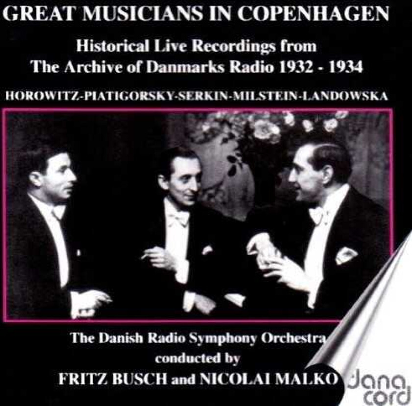 Diverse Artister Great Musicians In Copenhagen CD