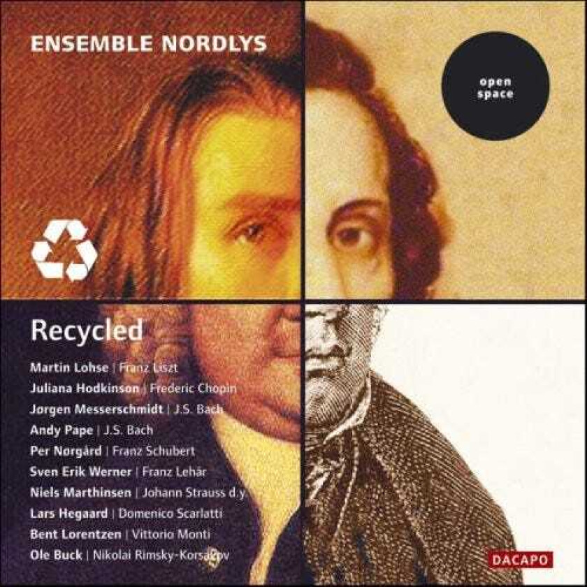 Ensemble Nordlys, Andy Pape, Bent Lorentzen, Jorgen Messerschmidt, Juliana Hodkinson, Lars Hegaard, Martin Lohse, Niels Marthinsen, Ole Buck, Per Nørgård, Sven Erik Werner Recycled CD