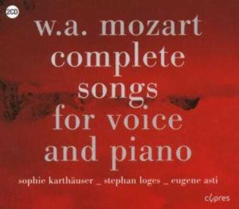 Sophie Karth User, Eugene Asti, Sophie Karthäuser, Stephan Loges Complete Songs With Piano CD