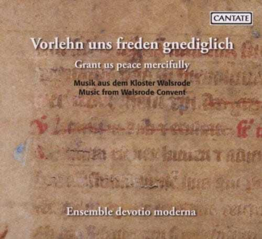 Ensemble Devotio Moderna, Volkhardt Grant Us Peace Mercifully: Walsrode Convent CD