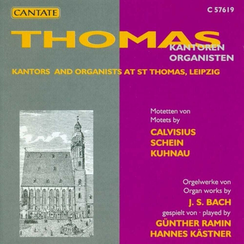 Diverse Artister Organists & Cantors At St Thomas Leipzig CD