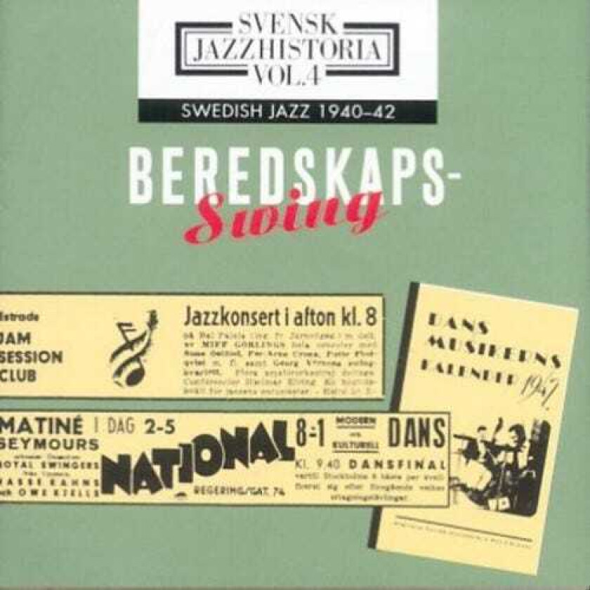 Diverse Artister Swedish Jazz 19401942 Volume 4 CD