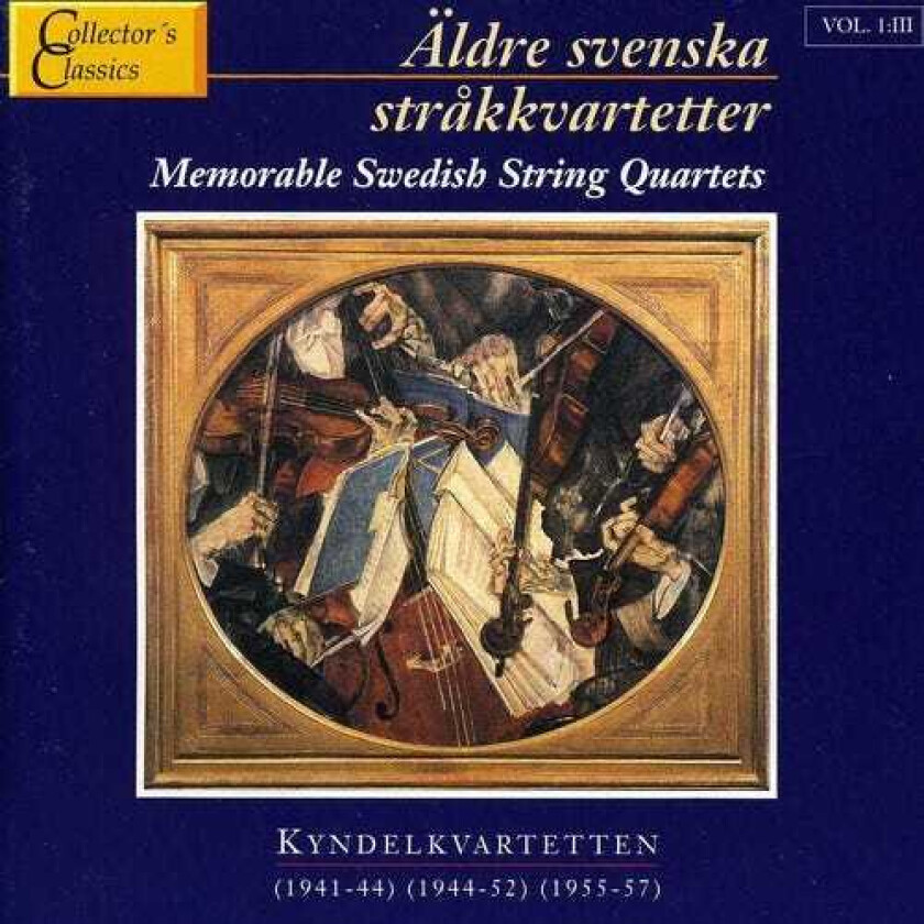 Diverse Artister, Dag Wirén, Franz Berwald, Nils Castegren Memorable Swedish String Quartets 3 CD