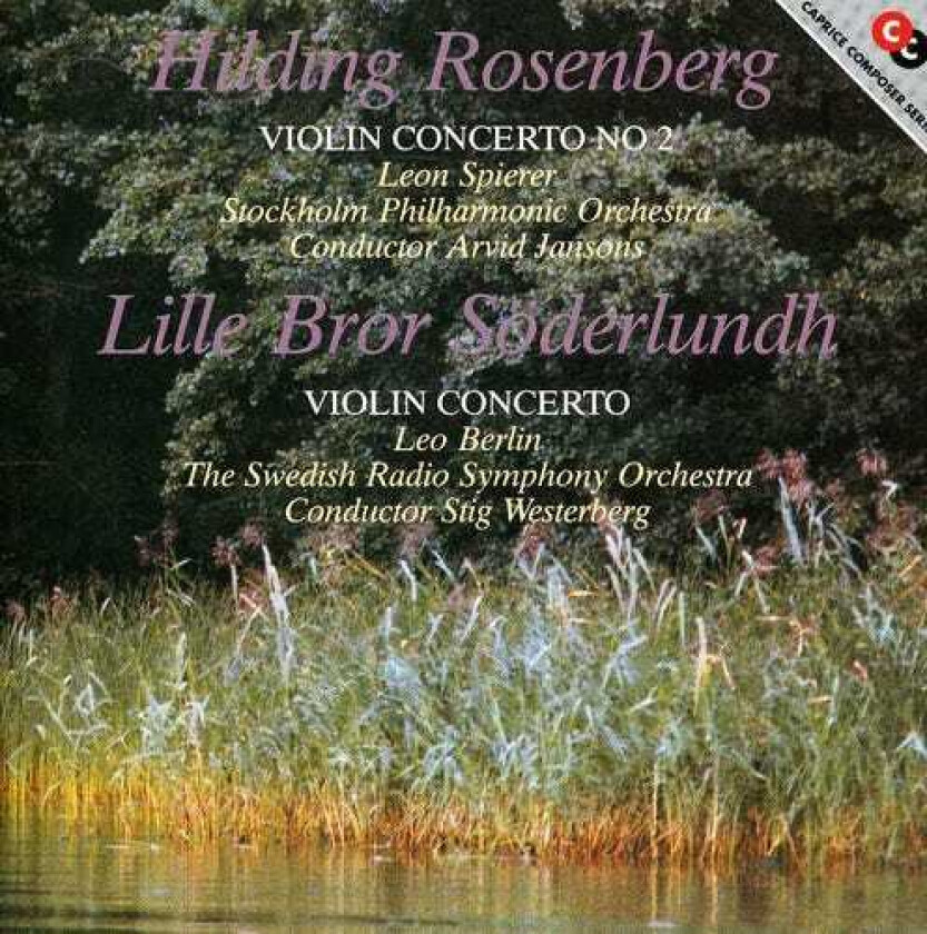 Leo Berlin Two Swedish Violin Concertos CD