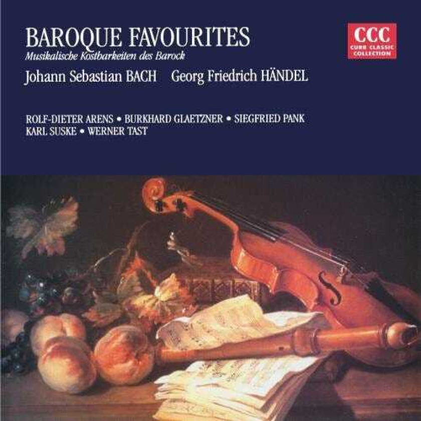 Diverse Artister, Achim Beyer, Burkhard Glaetzner, Isolde Ahlgrimm, Karl Suske, Rolfdieter Arens, Siegfried Pank, Walter Heinz Bernstein, Werner Tast Baroque Favourites CD