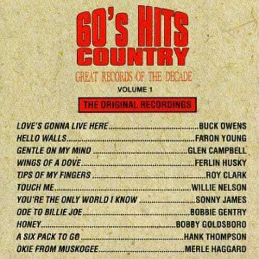 Diverse Artister 60's Country Hits 1 CD