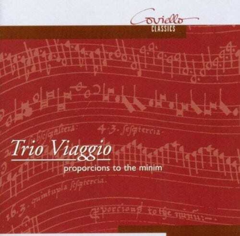 Trio Viaggio Proporcions To Minim CD