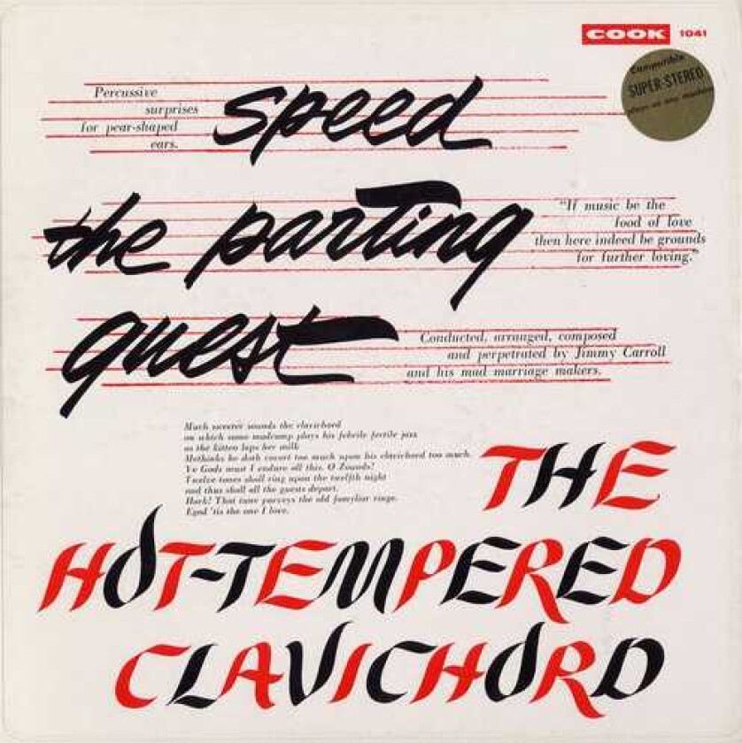 Jimmy Carroll Speed The Parting Guest Hottempered Clavichord CD