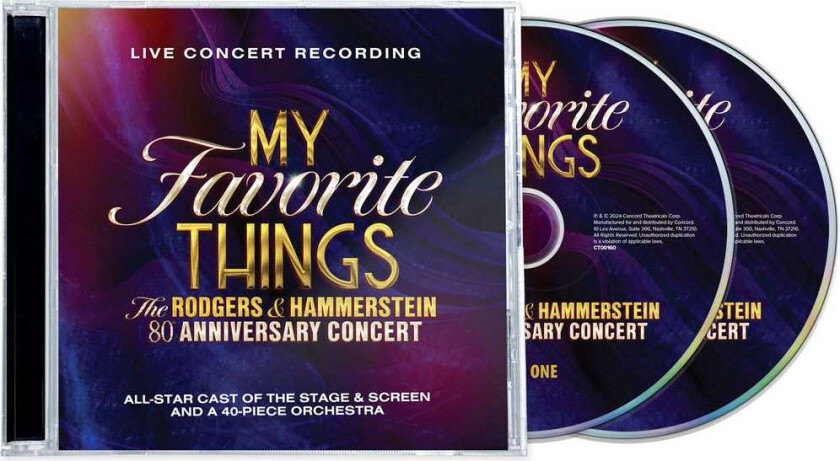 Rodgers & Hammerstein My Favorite Things: Rodgers & Hammerstein 80th Ani CD