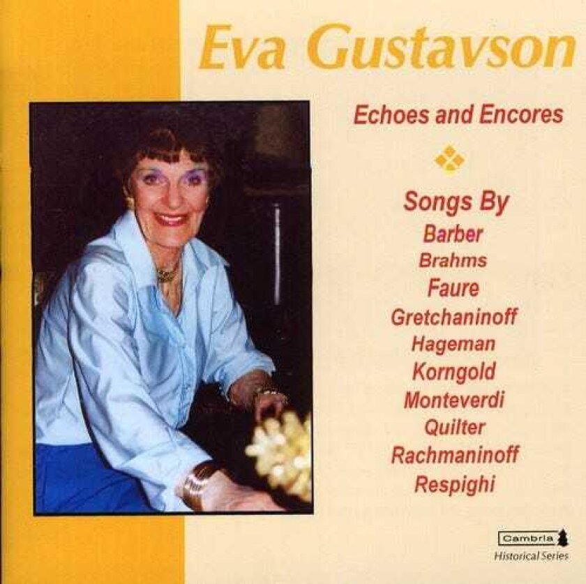 Eva Gustavson Echoes & Encores CD